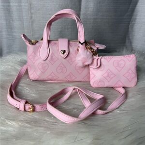 JUICY COUTURE light pink cutesy mini tote